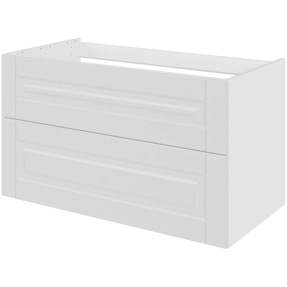 Multi-Living Bad vaskeskab Romantik H: 57,6 cm D: 51,0 cm - Udskæring til afløb - Bredde: 100 cm