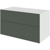 Multi-Living HQ Bad Skuffeskab H: 57,6 cm D: 44,5 cm B: 100 cm i Cibo Verde - med 2 skuffer