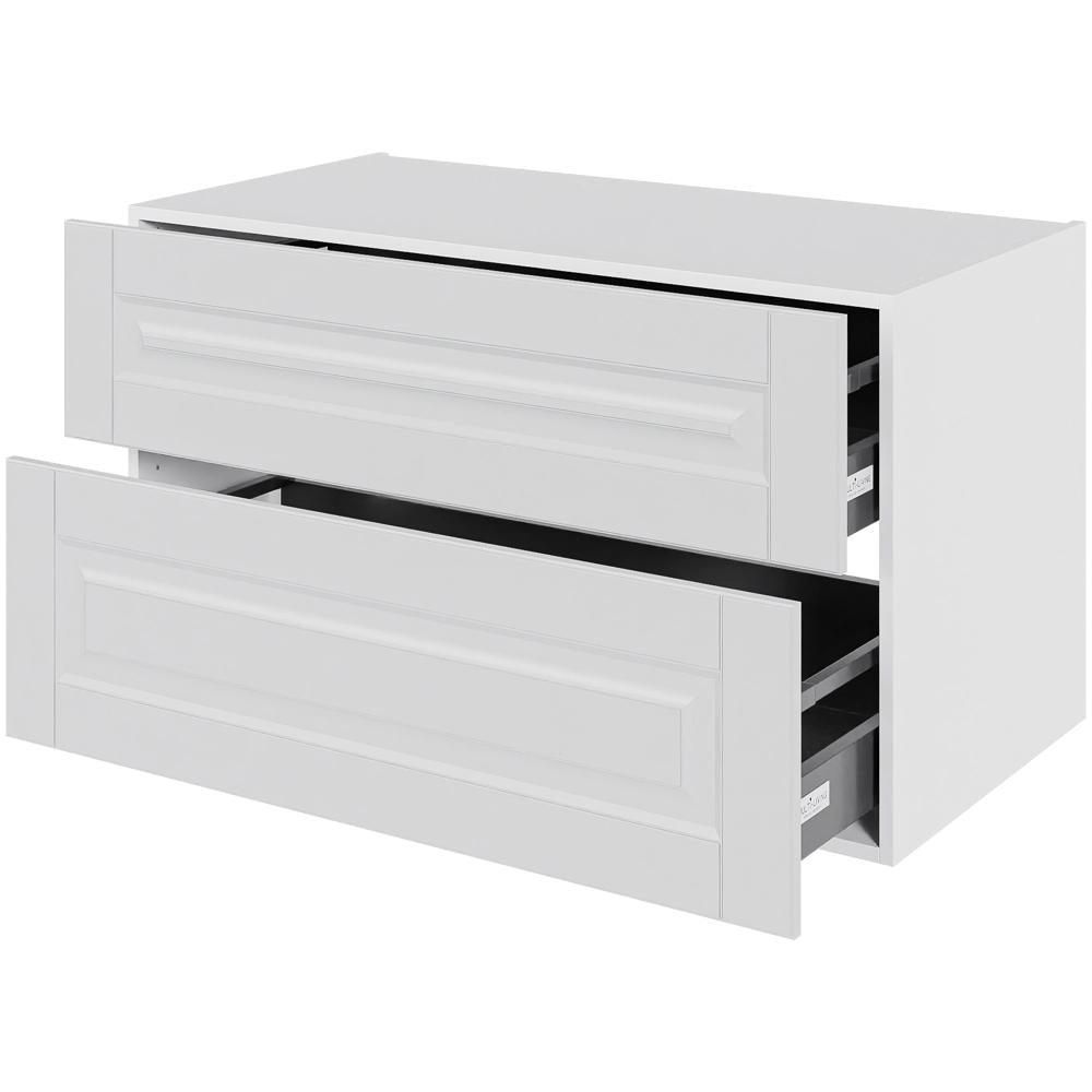 Multi-Living Bad skuffeskab Romantik 100 cm med 2 skuffer Dybde 51cm - fuldudtræk