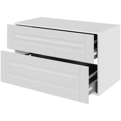 Multi-Living Bad skuffeskab Romantik 100 cm med 2 skuffer Dybde 51cm - fuldudtræk