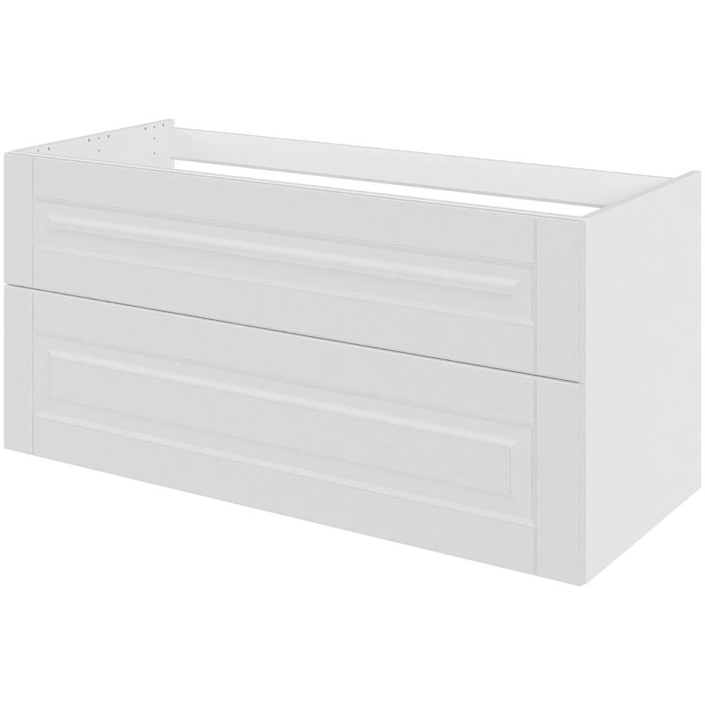 Multi-Living Bad vaskeskab Romantik H: 57,6 cm D: 51,0 cm - Udskæring til afløb - Bredde: 120 cm