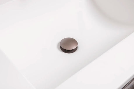 Bundventil til Marmorline badbordplader / Mat Bronze PVD – Universal – Pop-up (Til med og uden overløb)