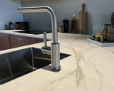 Calacatta Mat Neolith bordplade på mål