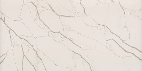 Crystal Calacatta Silva Komposit Technistone bordplade på mål med poleret overflade