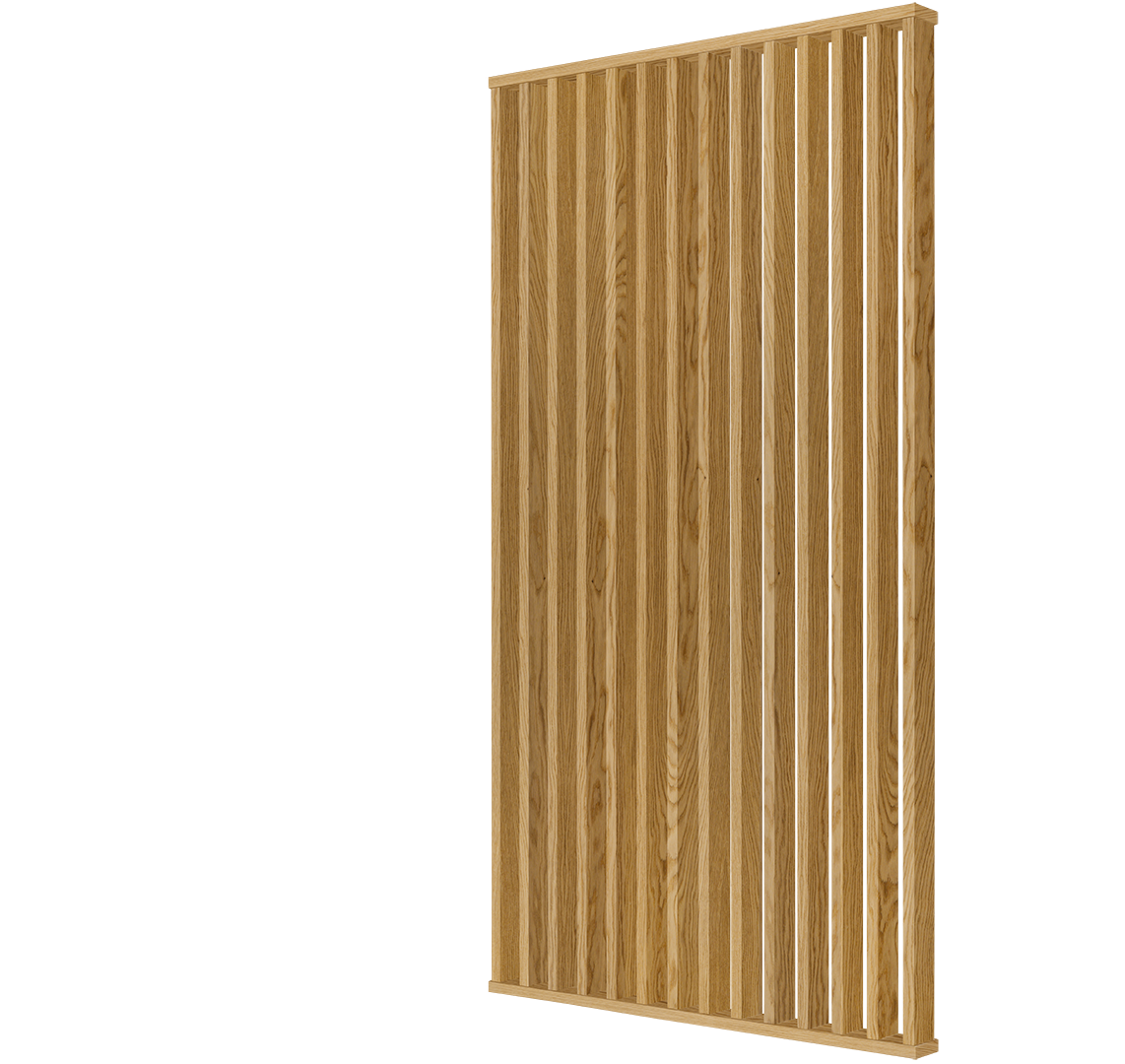 I-Wood Dividewall rumdeler i bredde 1340 mm x højde 3040 mm