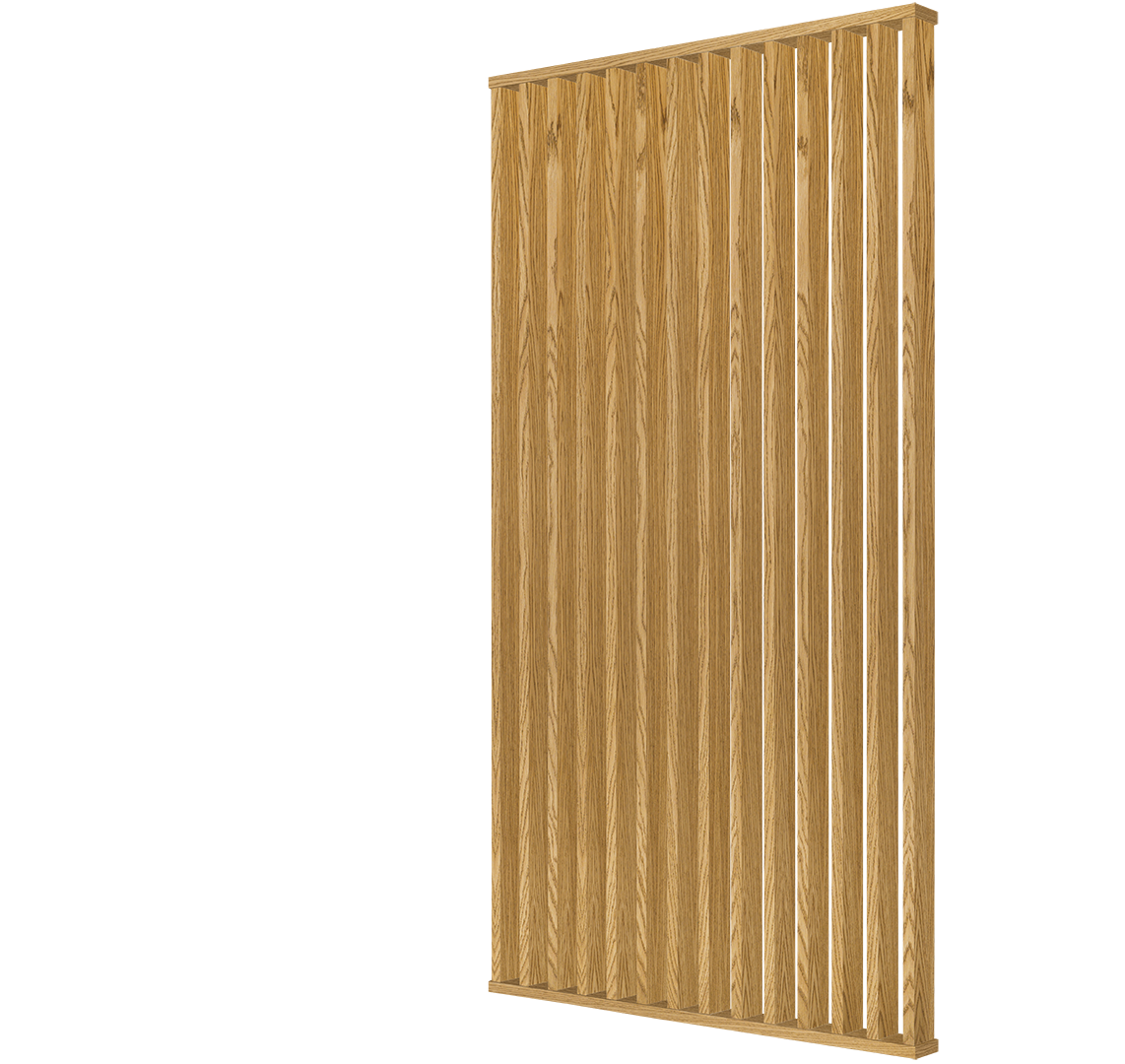 I-Wood Dividewall rumdeler i bredde 1340 mm x højde 3040 mm