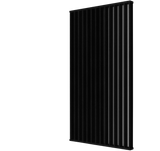 I-Wood DivideWall i sort kerne i sort malet - vælg mellem forskellige mål fra bredde 740 mm til 2540 mm - højde 3040 mm