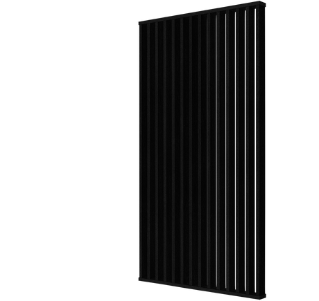 I-Wood DivideWall i sort kerne i sort malet - vælg mellem forskellige mål fra bredde 740 mm til 2540 mm - højde 3040 mm