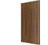 I-Wood DivideWall i sort kerne i klar olie - vælg mellem forskellige mål fra bredde 740 mm til 2540 mm - højde 3040 mm
