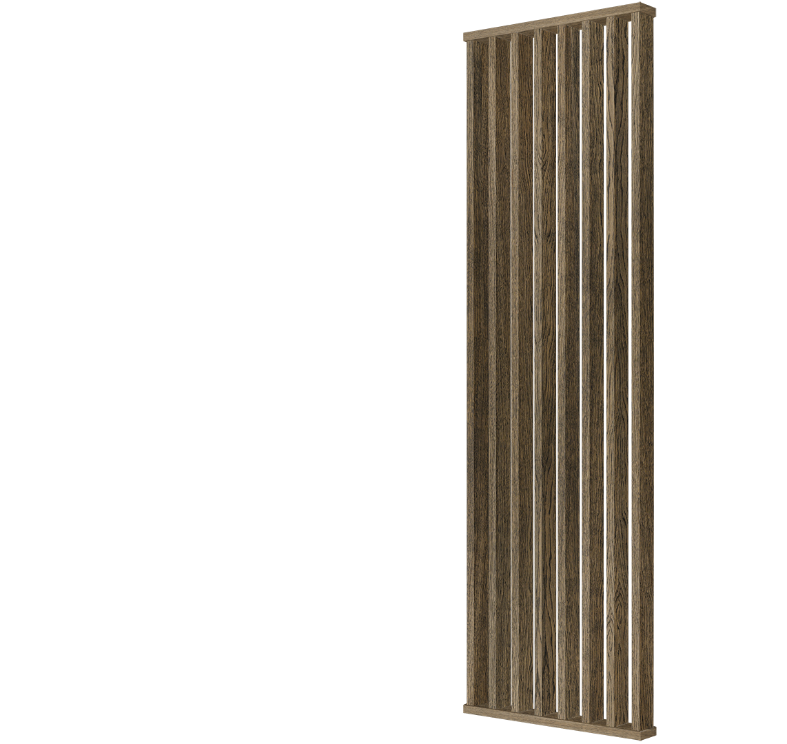 I-Wood Dividewall rumdeler i bredde 740 mm x højde 3040 mm