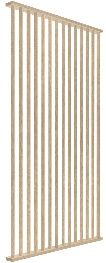 I-Wood DivideWall rumdeler i bredde 1410 mm x højde 3040 mm - vælg oliering