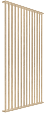 I-Wood DivideWall rumdeler i bredde 1410 mm x højde 3040 mm - vælg oliering