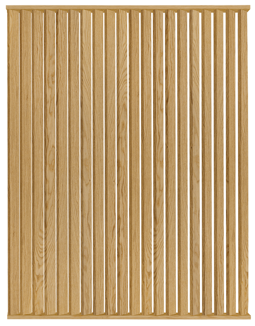 I-Wood DivideWall rumdeler i bredde 2010 mm x højde 3040 mm - vælg oliering