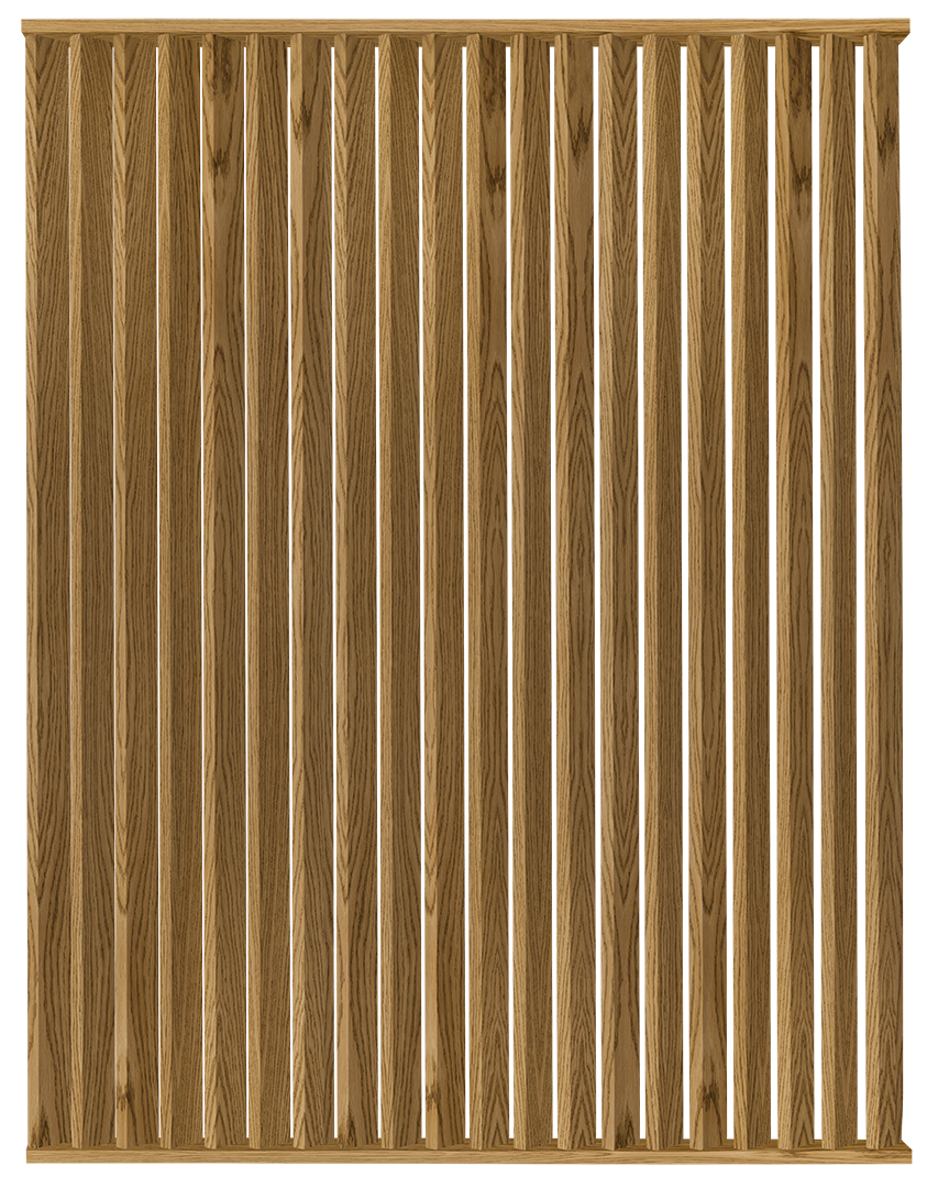 I-Wood DivideWall rumdeler i bredde 2010 mm x højde 3040 mm - vælg oliering