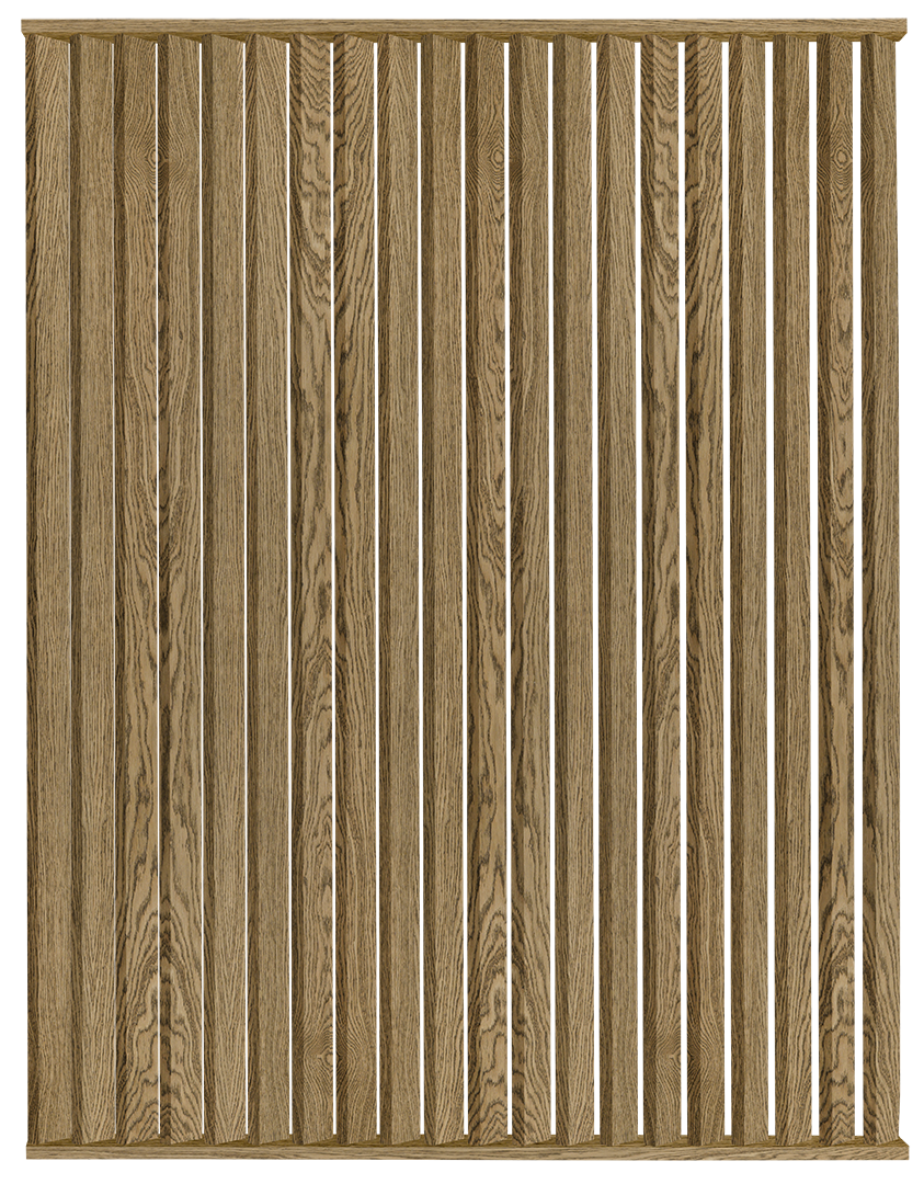 I-Wood DivideWall rumdeler i bredde 2010 mm x højde 3040 mm - vælg oliering