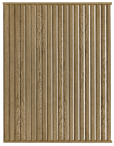 I-Wood DivideWall rumdeler i bredde 2010 mm x højde 3040 mm - vælg oliering