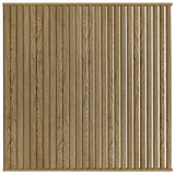 I-Wood DivideWall rumdeler i bredde 2610 mm x højde 3040 mm - vælg oliering