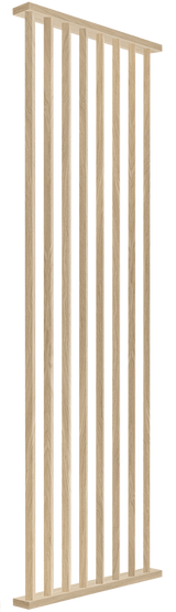 I-Wood DivideWall rumdeler i bredde 810 mm x højde 3040 mm - vælg oliering