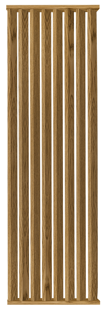 I-Wood DivideWall rumdeler i bredde 810 mm x højde 3040 mm - vælg oliering