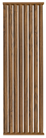 I-Wood DivideWall i sort kerne i klar olie - vælg mellem forskellige mål fra bredde 810 mm til 2610 mm - højde 3040 mm
