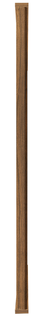 I-Wood DivideWall i sort kerne i klar olie - vælg mellem forskellige mål fra bredde 810 mm til 2610 mm - højde 3040 mm