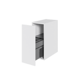 Multi-Living Køkken affaldsskab i Hvid Front H: 70,4 cm D: 60,0 cm - Inklusiv affaldssystem med frontudtræk - Bredde: 30 cm