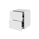 Multi-Living 2 skuffelook - HQ skuffeskab 60 cm med 2 skuffer og indvendig bakke med fuldudtræk