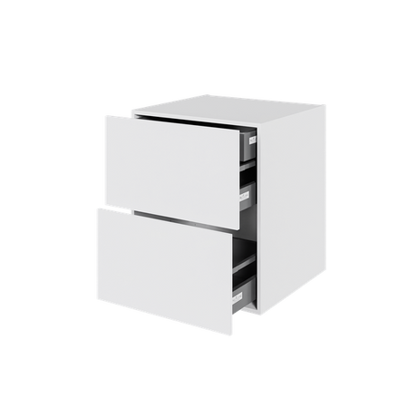 Multi-Living 2 skuffelook - HQ skuffeskab 60 cm med 2 skuffer og indvendig bakke med fuldudtræk