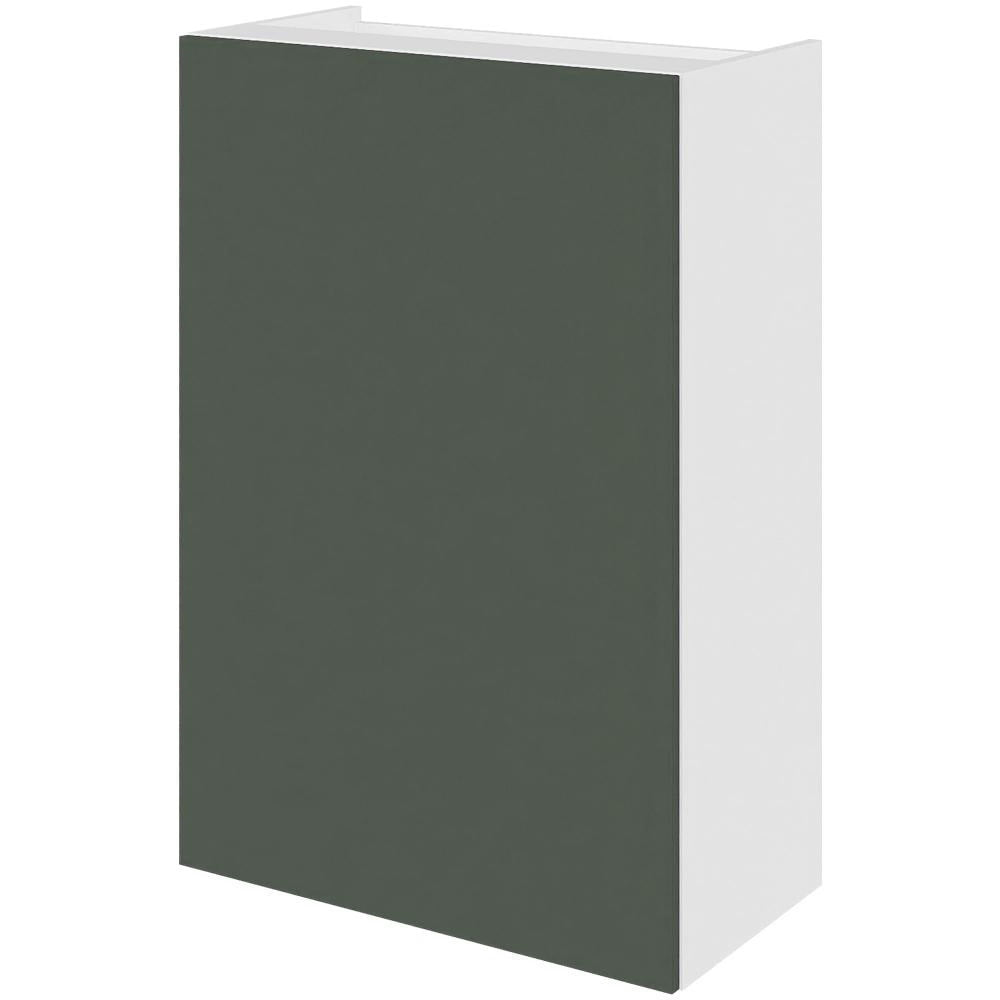 Multi-Living Køkken emhættereol i Cibo Verde 120 H: 89,6 cm D: 32,0 cm B: 60 cm - med 3 faste hylder, fast bund og låge