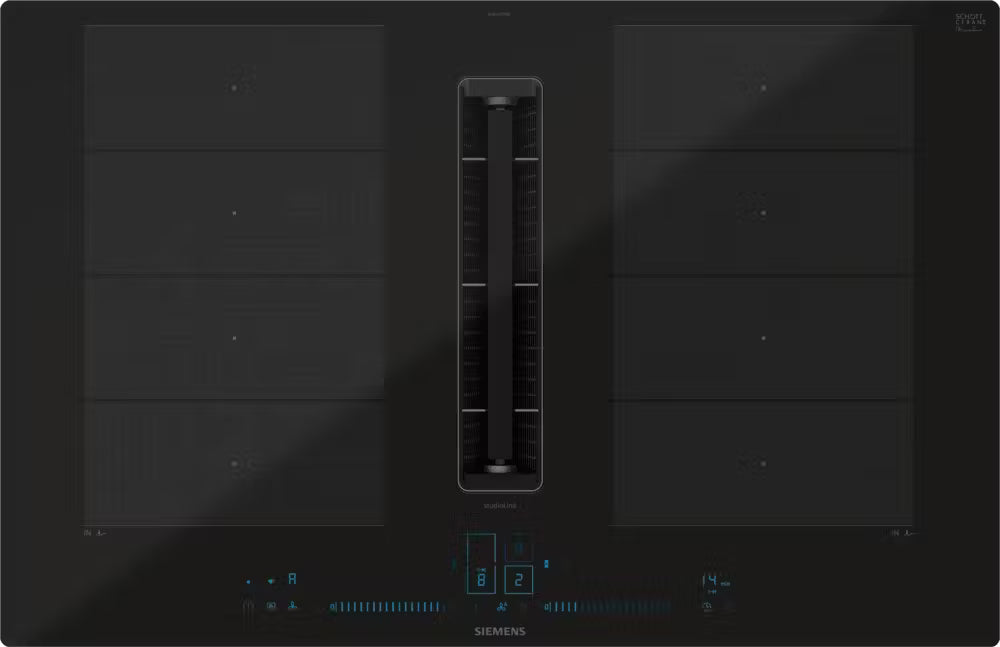 Kogeplade 80cm. Plano Induk m/indb Emfang HC - Siemens iQ700 - EX800NX68E