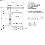 Induktionskogeplade med indbygget emfang 80 cm - Siemens iQ700 - EX877NX68E - overflademontering med ramme