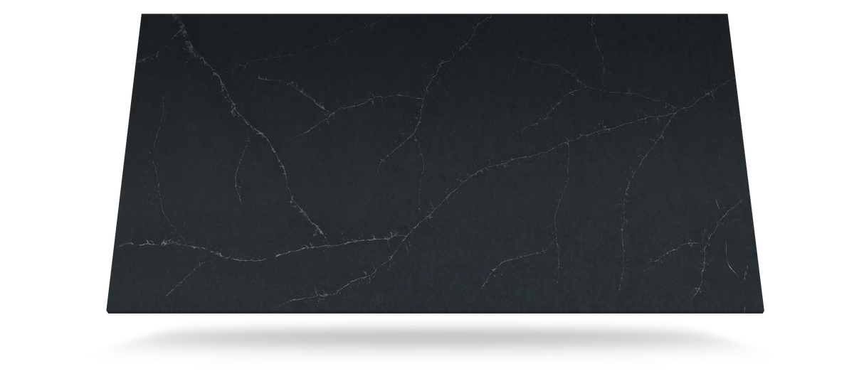 Charcoal Soapstone Komposit Silestone bordplade på mål med suede overflade