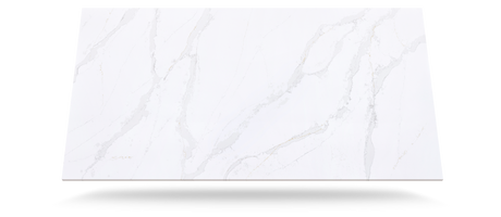 Eternal Calacatta Gold Komposit Silestone bordplade på mål med poleret overflade