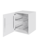 Multi-Living 2 skuffelook - Grydeskab 60 cm med 2 gryderiste og 1 låge