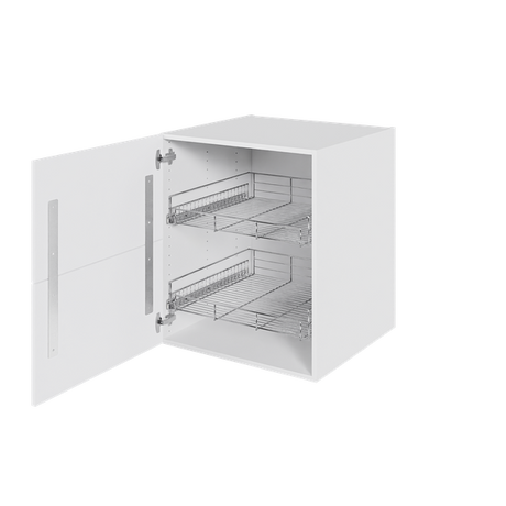 Multi-Living 2 skuffelook - Grydeskab 60 cm med 2 gryderiste og 1 låge