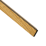 I-Wood FinUni® Afslutningsliste – 17 x 55 × 2780 mm / Sort kerne - vælg forskellige farver