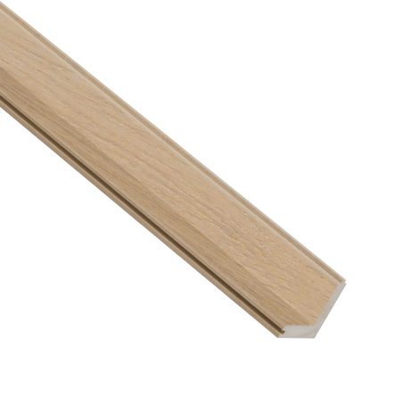 I-Wood FinUni® Indvendig Afslutningsliste – 16 x 55/55 × 2780 mm / Almindelig kerne - vælg forskellige farver