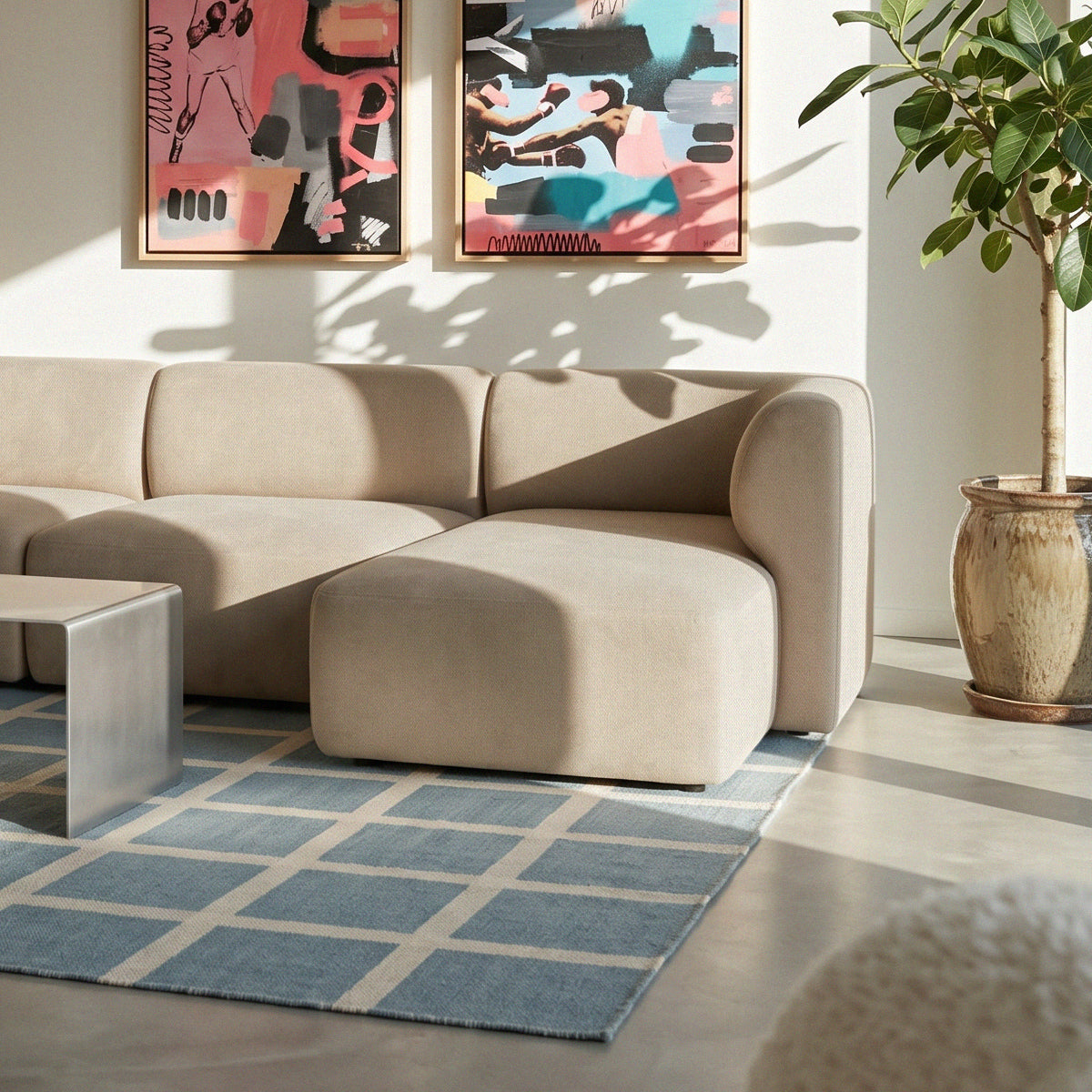 Fjord Sofa - Chaiselong Left Cosmo Beige
