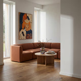 Fjord Sofa - Corner Left Cosmo Terracotta