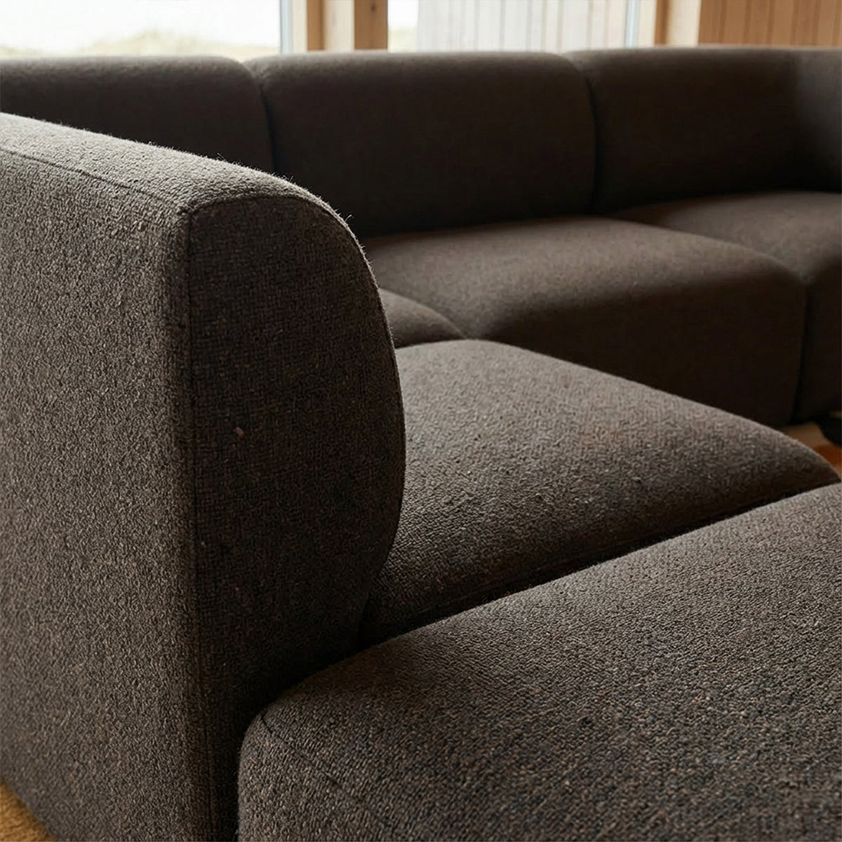 Fjord Sofa - Corner Right Sealife Brown