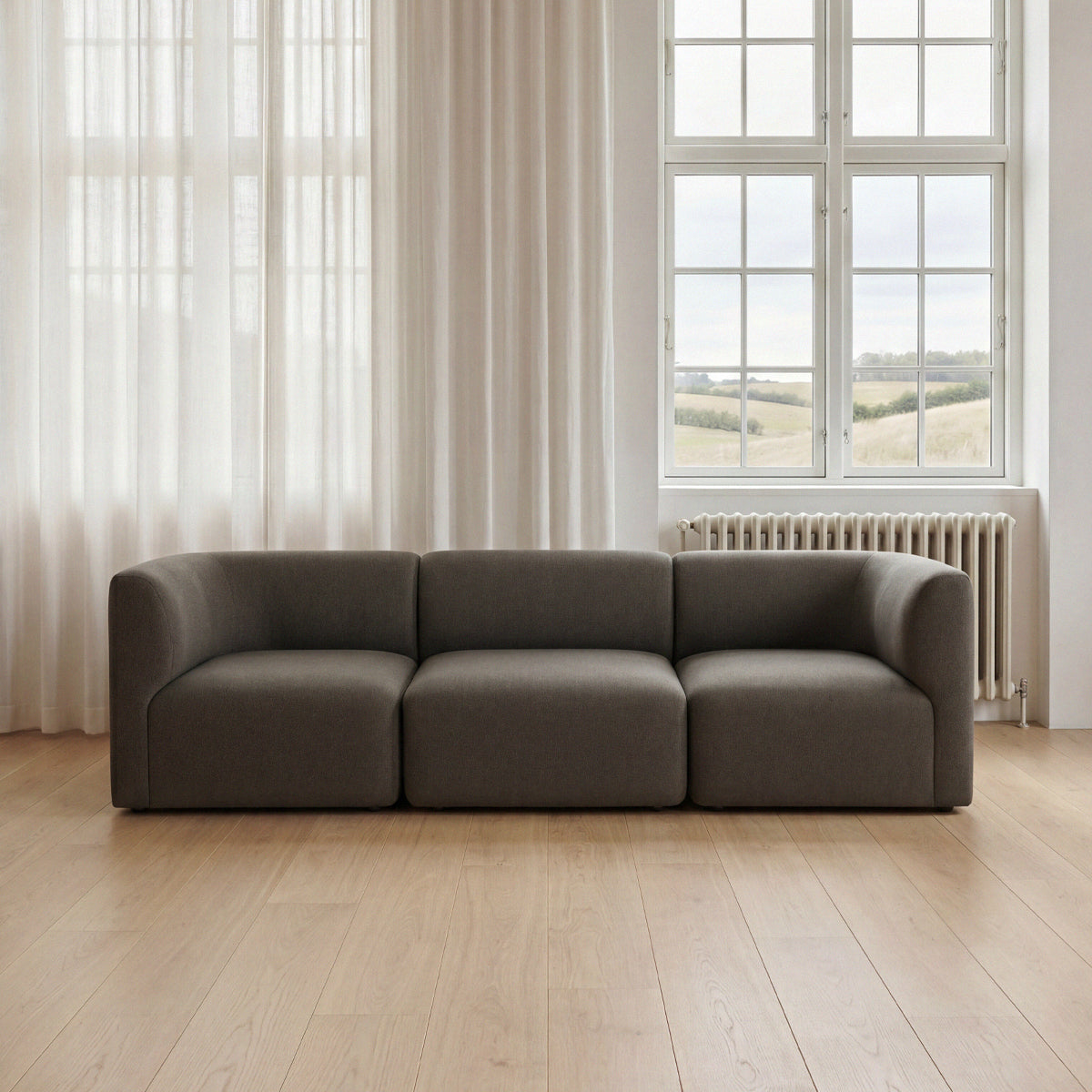 Fjord Sofa - Corner Left Sealife Brown