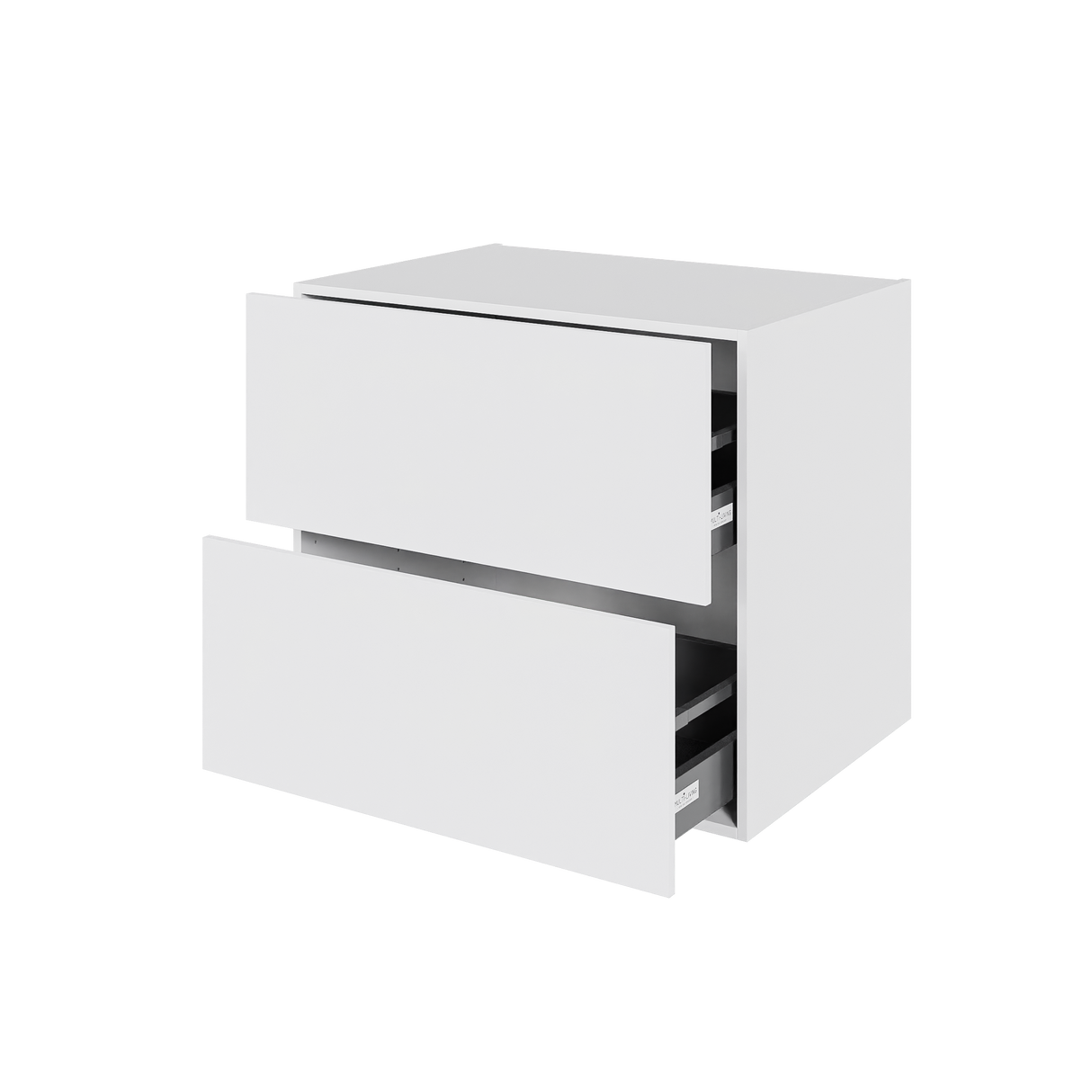 Multi-Living 2 skuffelook - HQ skuffeskab 80 cm med 2 skuffer med fuldudtræk