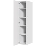 Multi-Living Køkken hyldeskab i Malet Hvid Front H: 195,2 cm D: 60,0 cm - 1 låge inklusiv 4 hylder - Bredde: 40 cm