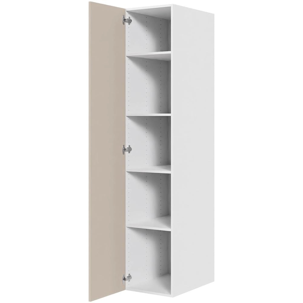 Multi-Living Køkken hyldeskab i Cibo Sabbia 123 H: 195,2 cm D: 60,0 cm - 1 låge inklusiv 4 hylder - Bredde: 40 cm