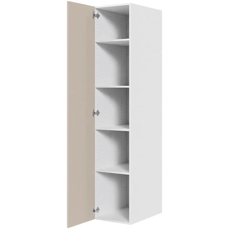 Multi-Living Køkken hyldeskab i Cibo Sabbia 123 H: 195,2 cm D: 60,0 cm - 1 låge inklusiv 4 hylder - Bredde: 40 cm