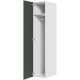 Multi-Living Bøjleskab i Cibo Verde 120 H: 195,2 cm D: 58,0 cm B:40 cm - med hylde, bøjlestang og låge