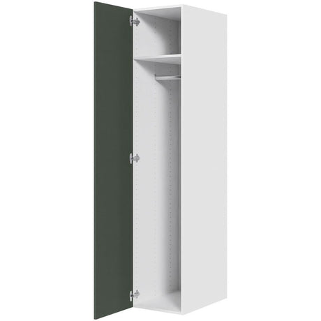 Multi-Living Bøjleskab i Cibo Verde 120 H: 195,2 cm D: 58,0 cm B:40 cm - med hylde, bøjlestang og låge