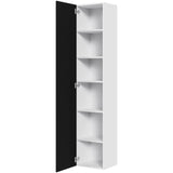 Multi-Living Køkken tilpasningsskab i Cibo Nero H: 195,2 cm D: 34,0 cm - Inklusiv 5 hylder - Bredde: 40 cm