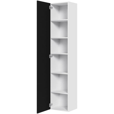 Multi-Living Køkken tilpasningsskab i Cibo Nero H: 195,2 cm D: 34,0 cm - Inklusiv 5 hylder - Bredde: 40 cm