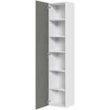 Multi-Living Køkken tilpasningsskab i Cibo Grigio 128 H: 195,2 cm D: 34,0 cm - Inklusiv 5 hylder - Bredde: 40 cm